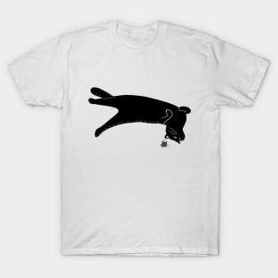 Cute angry black cat , Gifts for Cat lovers T-Shirt